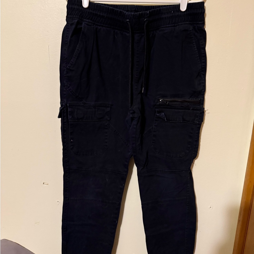 Men's Black Cargo Pants